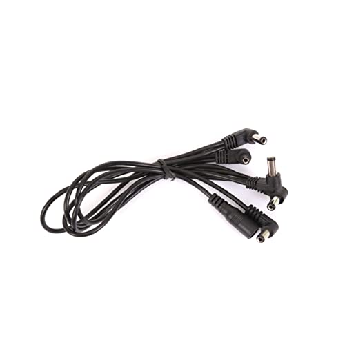 Mikinona Gitarre Pedal Stromkabel Daisy-kabel Für Gitarre Pedal Effektgeräte Verbindungskabel Mit Rechtwinkligem Stecker von Mikinona