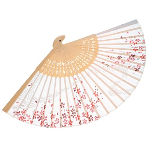 Mikinona Faltbarer Hochzeitsfächer aus Dekorativer Retro Handfächer für Fotos Aufführungen und Hochzeitsfeiern Design Tragbar von Mikinona