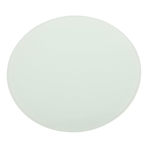 Mikinona Gehärtetes Schneidebrett Rund Rutschfest Hitzebeständig Hygienisch Vielseitig für Gemüse Babybrei Teigrollen Küchenbrett Modern Langlebig Elegant von Mikinona