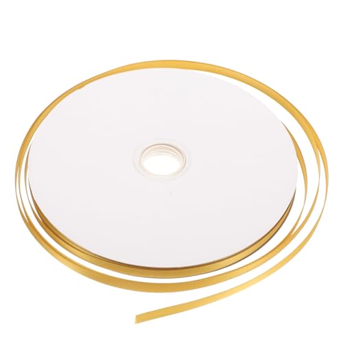 Mikinona Geschenkband Hochdichtes DIY Schleifenband mit Goldprägung Farbbrillant Reißfest Vielseitig für Weihnachts Festtagsgeschenke Bastel Dekorationsband von Mikinona