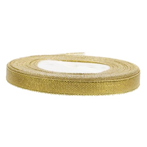 Mikinona Glitzerndes Geschenkband Gold Metallic Schleifenband Strapazierfähig Fransenfest Für Geschenkverpackung Bastelarbeiten Hochzeit Geburtstag Party Dekoration Mikinona Glitzerndes Geschenkband Gold Metallic Schleifenband Strapazierfähig Fransenfest Für Geschenkverpackung Bastelarbeiten Hochzeit Geburtstag Party Dekoration von Mikinona