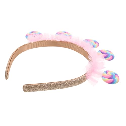 Mikinona Haarreif Lutscher Design Niedliches Stirnband für Mädchen Modisches Haaraccessoire für Geburtstag und Party Leicht Bequem und Farbenfroh als Fotorequisite Mikinona Haarreif Lutscher Design Niedliches Stirnband für Mädchen Modisches Haaraccessoire für Geburtstag und Party Leicht Bequem und Farbenfroh als Fotorequisite von Mikinona