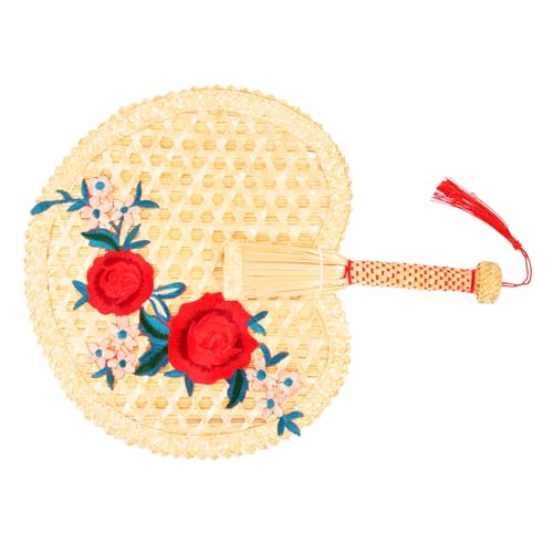 Mikinona Handgefertigter Handfächer Handgewebt Natürlicher Sommerlüfter Tragbar Traditioneller Chinesischer Fächer Geeignet für Hochzeit Party Outdoor und Heimdekoration Mikinona Handgefertigter Handfächer Handgewebt Natürlicher Sommerlüfter Tragbar Traditioneller Chinesischer Fächer Geeignet für Hochzeit Party Outdoor und Heimdekoration von Mikinona