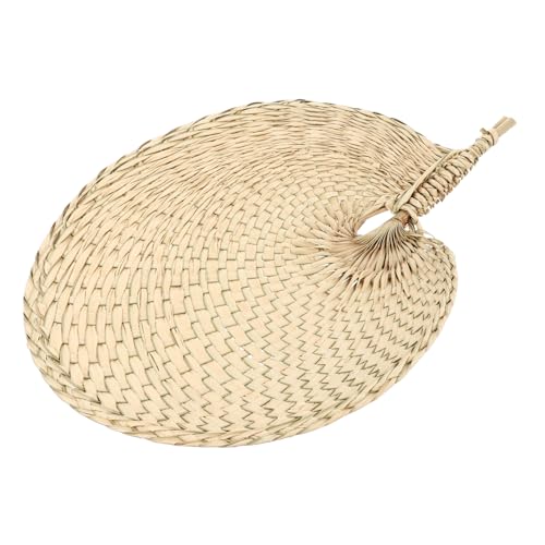 Mikinona Handgefertigter Handlicher Strohfächer Leichtes Geflochtenes Design Humanisierter Griff Langlebig und Flexibel für Sommer Party Strand und Wohnraumdekoration Hellgelb Mikinona Handgefertigter Handlicher Strohfächer Leichtes Geflochtenes Design Humanisierter Griff Langlebig und Flexibel für Sommer Party Strand und Wohnraumdekoration Hellgelb von Mikinona