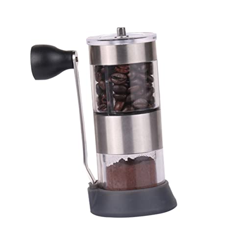 Mikinona Handliche Tragbare Manuelle Kaffeemühle mit Kurbel Konisches für Gleichmäßiges Mahlen von Bohnen und Gewürzen Kompakt für Reisen und Zuhause Löffel Mikinona Handliche Tragbare Manuelle Kaffeemühle mit Kurbel Konisches für Gleichmäßiges Mahlen von Bohnen und Gewürzen Kompakt für Reisen und Zuhause Löffel von Mikinona