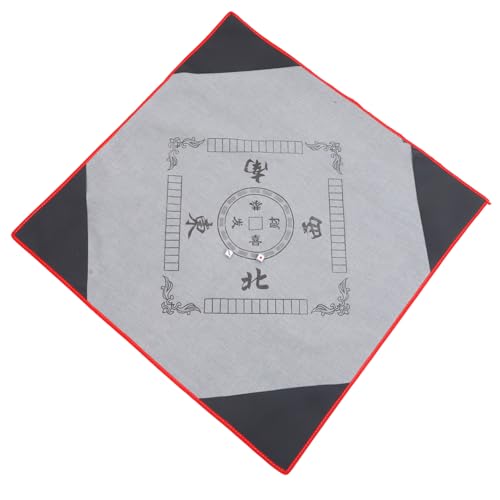 Mikinona Mahjong Tischmatte rutschfest mit Geräuschreduzierte Spielmatte für Brettspiele für Zuhause aus Strapazierfähigem Material Graue Farbe Zufällige Eckfarbe Zufällige Mikinona Mahjong Tischmatte rutschfest mit Geräuschreduzierte Spielmatte für Brettspiele für Zuhause aus Strapazierfähigem Material Graue Farbe Zufällige Eckfarbe Zufällige von Mikinona