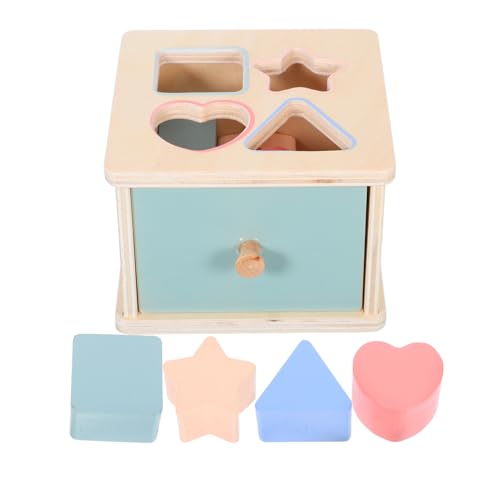 Mikinona Montessori Holzspielzeug Sortierbox Farb und Formerkennung Pädagogisches Lernspielzeug für Kleinkinder Jungen Mädchen Mikinona Montessori Holzspielzeug Sortierbox Farb und Formerkennung Pädagogisches Lernspielzeug für Kleinkinder Jungen Mädchen von Mikinona