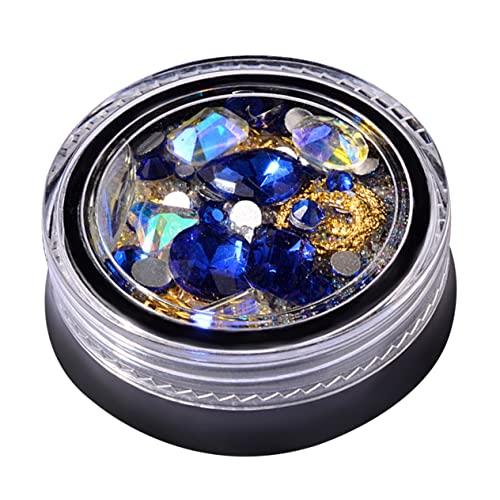 Mikinona Nail Art Dekoration Teiliges mit Ab Transparent Royalblau für Diy Nageldesigns Einfach Anzuwenden Natürlichen und Künstlichen Nägeln Vielseitig für Handy und Wohnaccessoires Mikinona Nail Art Dekoration Teiliges mit Ab Transparent Royalblau für Diy Nageldesigns Einfach Anzuwenden Natürlichen und Künstlichen Nägeln Vielseitig für Handy und Wohnaccessoires von Mikinona