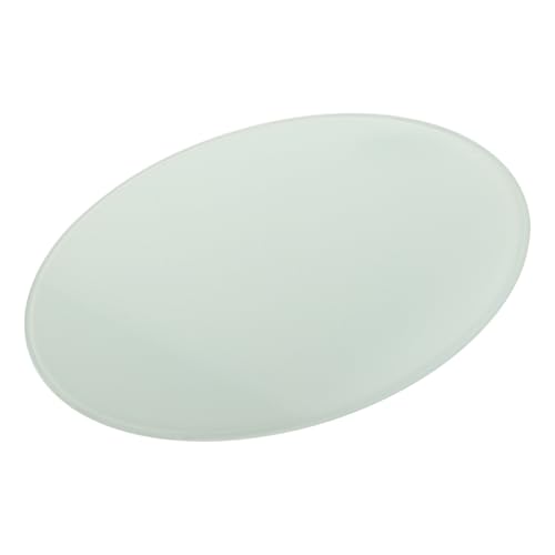 Mikinona Schneidebrett Aus Gehärtetem Glas Für Die Küchentheke Vielseitiges Schneidebrett Für Lebensmittel Gemüse Und Obst Rund 20 Cm Glas-schneidebrett von Mikinona