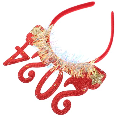 Mikinona Silvester Stirnband Pailletten Dekoratives Party Haarband Unisex Komfortables Neujahrsfest Accessoire für Frauen und Männer von Mikinona