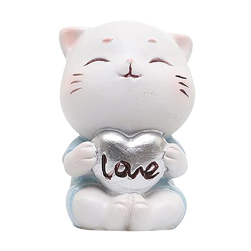 Mikinona Süßer Katzen Cake Topper aus Langlebigem Resin Lustige Tortendeko und Multifunktionale Tisch Auto und Partydekoration für Geburtstagsfeier und Katzenliebhaber Mikinona Süßer Katzen Cake Topper aus Langlebigem Resin Lustige Tortendeko und Multifunktionale Tisch Auto und Partydekoration für Geburtstagsfeier und Katzenliebhaber von Mikinona
