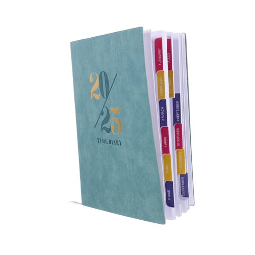 Mikinona Tagesplaner Journal Tagesübersicht PU Kunstleder Notizbuch Tragbar für Meeting und Einkaufsliste Schlankes Design für Büro und Privatgebrauch Robuster Jahresplaner Organizer Mikinona Tagesplaner Journal Tagesübersicht PU Kunstleder Notizbuch Tragbar für Meeting und Einkaufsliste Schlankes Design für Büro und Privatgebrauch Robuster Jahresplaner Organizer von Mikinona