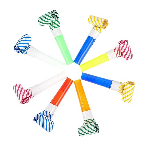 Mikinona Teiliges Buntes Tröten Partyset Kindergeburtstag Pfeifen Geburtstagsfeier Mitgebsel für Mädchen und Jungen Langlebiges Kunststoffspielzeug für Feststimmung und Kinderparty Mikinona Teiliges Buntes Tröten Partyset Kindergeburtstag Pfeifen Geburtstagsfeier Mitgebsel für Mädchen und Jungen Langlebiges Kunststoffspielzeug für Feststimmung und Kinderparty von Mikinona