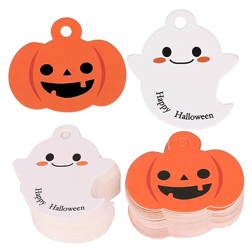 Mikinona Teiliges Halloween Geschenkanhänger aus Papier mit Vorgestanztem DIY Hängende Anhänger für Kürbis und Geist Vielseitig für Dekoration Basteln und Geschenkverpackung Mikinona Teiliges Halloween Geschenkanhänger aus Papier mit Vorgestanztem DIY Hängende Anhänger für Kürbis und Geist Vielseitig für Dekoration Basteln und Geschenkverpackung von Mikinona