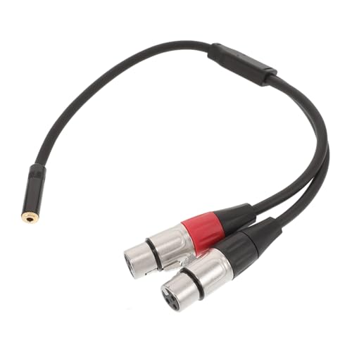 Mikinona Xlr Splitterkabel Poliger Xlr Buchse zu Y Kabel für Mikrofone Optimiert Signalübertragung Kompatibel mit Verschiedenen Audiogeräten Flexibles Design Mikinona Xlr Splitterkabel Poliger Xlr Buchse zu Y Kabel für Mikrofone Optimiert Signalübertragung Kompatibel mit Verschiedenen Audiogeräten Flexibles Design von Mikinona