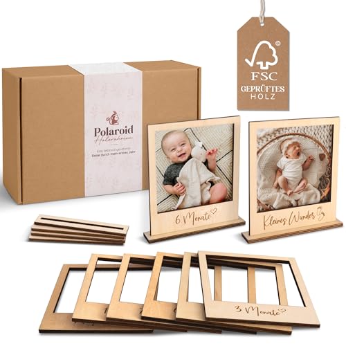 Mikito Polaroid Holzrahmen Baby Geburtstagsdeko 1 Jahr – Meilensteinkarten Baby Bilderrahmen als perfekte Wand- Babyzimmer Deko & Deko 1. Geburtstag Junge & Mädchen Fotogirlande Alternative Mikito Polaroid Holzrahmen Baby Geburtstagsdeko 1 Jahr – Meilensteinkarten Baby Bilderrahmen als perfekte Wand- Babyzimmer Deko & Deko 1. Geburtstag Junge & Mädchen Fotogirlande Alternative von Mikito