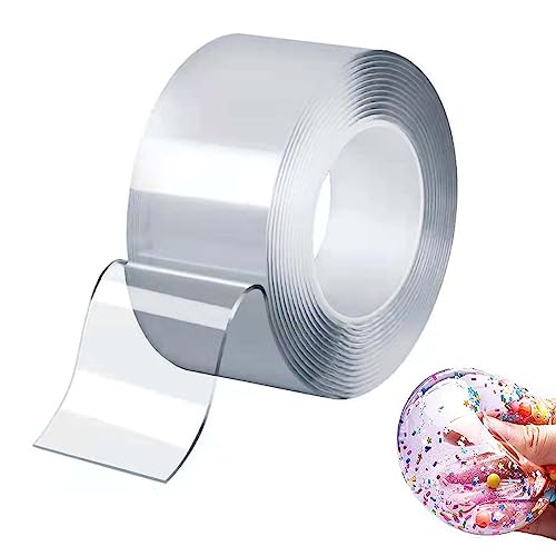 Blasenband, Nano-Blasenband, Nano-Klebeband, Nano Tape Bubbles, DIY Nano Tape Bubble Craft Kit für Erwachsene Kinde, Nano Tape Blase mit Pailletten Aufkleber Stroh, Party bevorzugt Spielzeug von Mikiuly