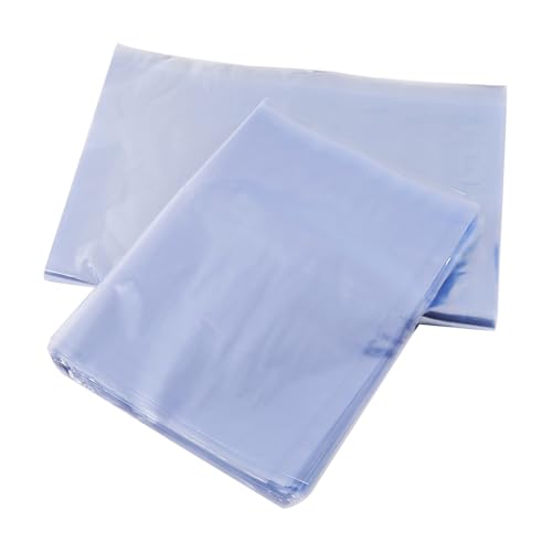 Schrumpffolie Taschen, Schrumpfbeutel, Schrumpffolienbeutel Packfolien, Klar Schrumpffolie Beutel, PVC Schrumpfen Taschen, für handgemachte Seife, Badebomben und DIY-Kunsthandwerk, 10 x 15cm, 200PCS von Mikiuly