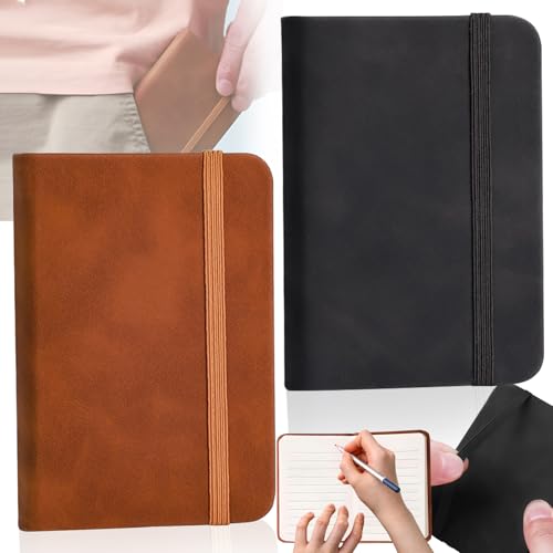 Mikqky 2 pièces Carnet de Poche, Petit Journal à Couverture Rigide, Cahier de Note avec Elastique a7, Note de Voyage A7, Mini Carnet de Notes de Poche, Petit Carnet, 200 Pages Petit Carnet de Note Mikqky 2 pièces Carnet de Poche, Petit Journal à Couverture Rigide, Cahier de Note avec Elastique a7, Note de Voyage A7, Mini Carnet de Notes de Poche, Petit Carnet, 200 Pages Petit Carnet de Note von Mikqky
