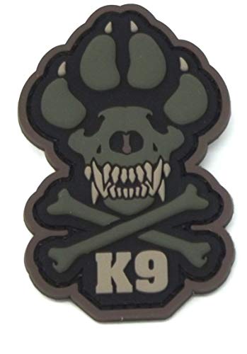 Mil-Spec Monkey K9 PVC Moral Patch – Hundewestenzubehör für taktische Profis – langlebiger Hunde-Patch für emotionale Unterstützung Hunde – ikonisches K9-Totenkopf-Design, 4,8 x 7,6 cm Mil-Spec Monkey K9 PVC Moral Patch – Hundewestenzubehör für taktische Profis – langlebiger Hunde-Patch für emotionale Unterstützung Hunde – ikonisches K9-Totenkopf-Design, 4,8 x 7,6 cm von Mil-Spec Monkey