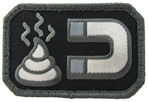 Shit Magnet Morale Patch (SWAT (Schwarz)) von Mil-Spec Monkey