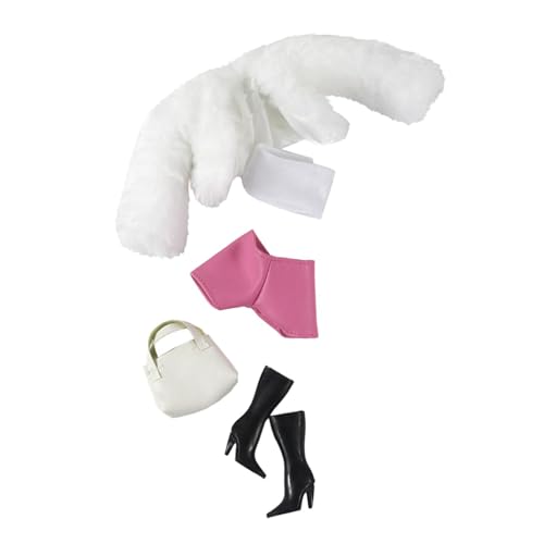Milageto 1/6 BJD Puppe Kleidung Bekleidung Set Koordination Szene Foto Requisite Pädagogische Puppe Mode Pack Kostüm für 30 cm, Weiß von Milageto