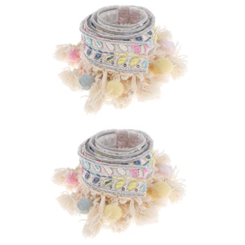 Milageto 2Yd Fringe Boho Band DIY schneidern Spitze für Home Party Dekoration Milageto 2Yd Fringe Boho Band DIY schneidern Spitze für Home Party Dekoration von Milageto