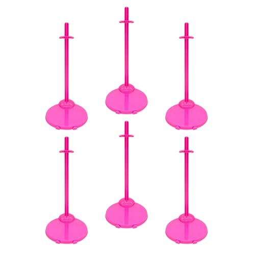 Milageto 6-teiliges verstellbares Taillenclip-Puppenständer-Zubehör, passend für 10-12-Zoll-Puppen, schnelle Installation, multifunktional, leicht, Rosa Milageto 6-teiliges verstellbares Taillenclip-Puppenständer-Zubehör, passend für 10-12-Zoll-Puppen, schnelle Installation, multifunktional, leicht, Rosa von Milageto
