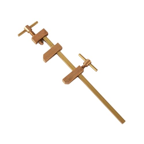 Milageto F Klemme Japanische Holzklemme Messing Werkzeug für Spleißplatte Miniatur, 180 mm von Milageto
