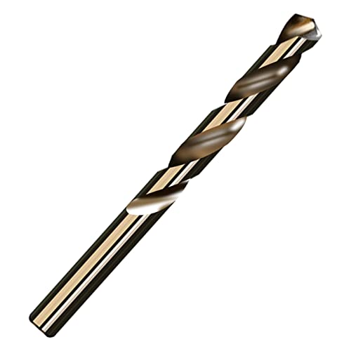 Milageto Hochgeschwindigkeitsstahl Spiralbohrer mit Geradem Schaft, Verdrehtes Design, Spiralbohrer mit Hoher Härte, Bohrer für Kupfermetall von Milageto