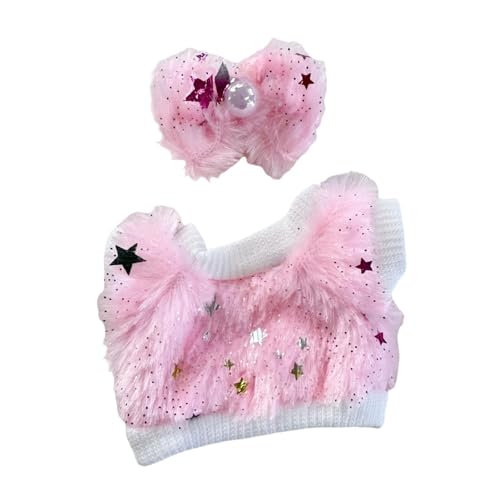 Milageto Mädchen Puppe Kleidung Puppe Pullover Mode DIY Puppe Spielzeug Entzückende Weiche Dekoration Anhänger Puppe Outfits Kostüme für 6,69 Zoll Puppe, Rot Milageto Mädchen Puppe Kleidung Puppe Pullover Mode DIY Puppe Spielzeug Entzückende Weiche Dekoration Anhänger Puppe Outfits Kostüme für 6,69 Zoll Puppe, Rot von Milageto