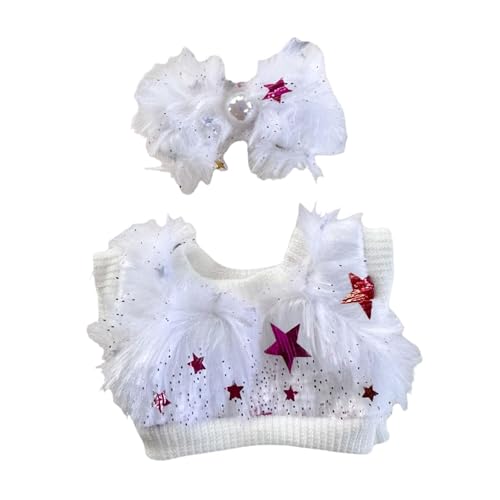 Milageto Mädchen Puppe Kleidung Puppe Pullover Mode DIY Puppe Spielzeug Entzückende Weiche Dekoration Anhänger Puppe Outfits Kostüme für 6,69 Zoll Puppe, Weiß Milageto Mädchen Puppe Kleidung Puppe Pullover Mode DIY Puppe Spielzeug Entzückende Weiche Dekoration Anhänger Puppe Outfits Kostüme für 6,69 Zoll Puppe, Weiß von Milageto