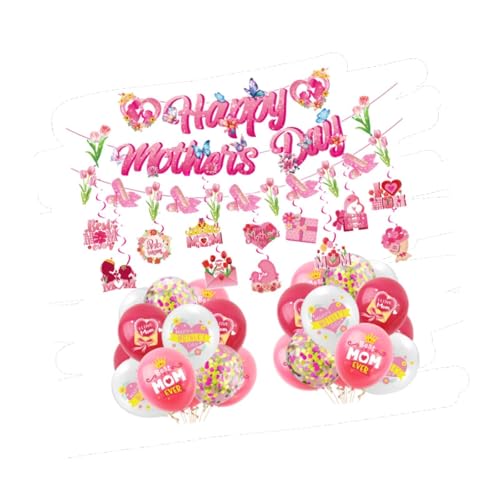Milageto Muttertag Dekorationen Buntes Foto Hintergrund glückliche Muttertag Balloons Mutter Tag Ornament für Wandkamin Fenster Milageto Muttertag Dekorationen Buntes Foto Hintergrund glückliche Muttertag Balloons Mutter Tag Ornament für Wandkamin Fenster von Milageto