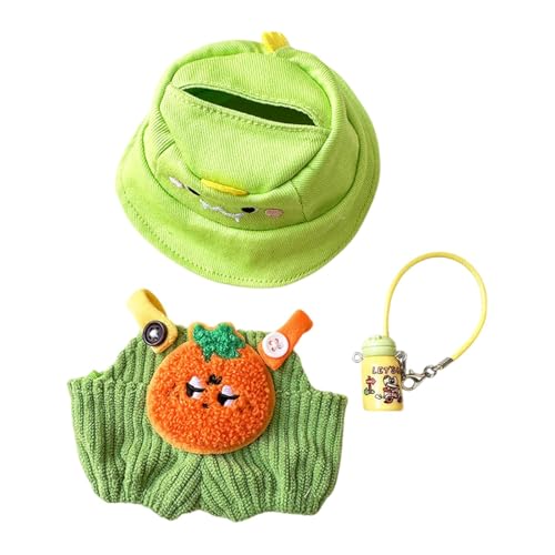 Milageto Puppen Hosen Kleidung, Mädchen Puppen Kleidung, Puppen Kleidung und Accessoires, Puppen Outfits Zubehör für Puppen, Anhänger Puppe, Mädchen Puppe, Orangefarbenes Flaschenset von Milageto