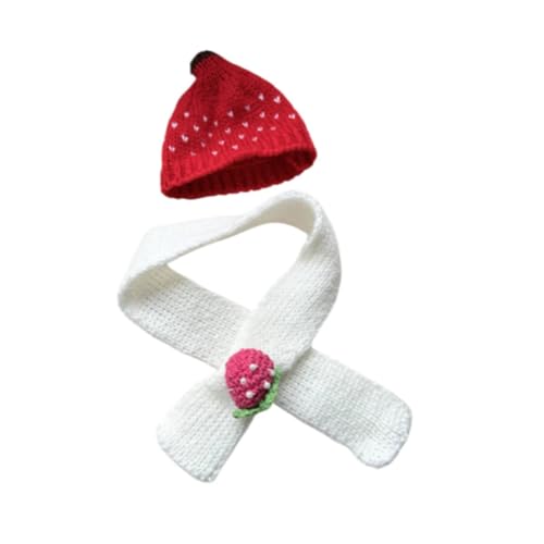 Milageto Puppenkleidung, Schlüsselanhänger, Kleidung, Dekoration, Kostüme, stilvolles Anzieh-Plüsch-Puppenzubehör, Puppen-Outfit, Erdbeer-Schal-Set Milageto Puppenkleidung, Schlüsselanhänger, Kleidung, Dekoration, Kostüme, stilvolles Anzieh-Plüsch-Puppenzubehör, Puppen-Outfit, Erdbeer-Schal-Set von Milageto