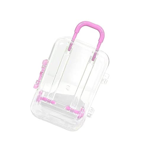 Milageto Schmuck Organizer, Tragbares, Verzierte Ohrringe, Anhänger, Aufbewahrungshalter, Dekorativer, Kompakter Schmuckkästchen, Schminkkästche, Rosa Milageto Schmuck Organizer, Tragbares, Verzierte Ohrringe, Anhänger, Aufbewahrungshalter, Dekorativer, Kompakter Schmuckkästchen, Schminkkästche, Rosa von Milageto