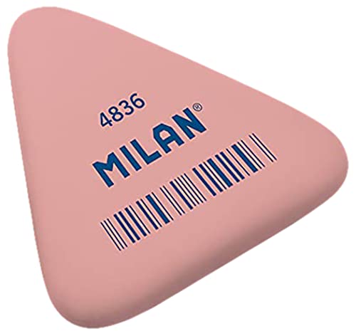 MILAN Behälter mit 36 flexiblen Dreieckgummis, Rosa, 4836 von MILAN