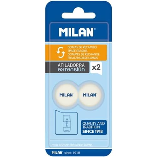 Blister 2 Stück Ersatz Gummi Spitzer Verlängerung Mailand BNM10486 von MILAN