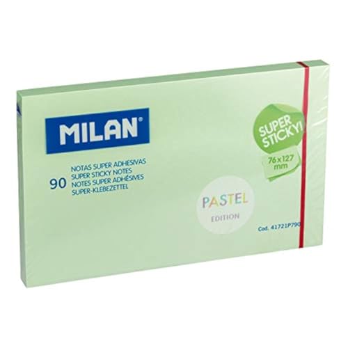 Block, 90 Blatt, selbstklebend, Pastellgrün, 76 x 127 mm Block, 90 Blatt, selbstklebend, Pastellgrün, 76 x 127 mm von MILAN