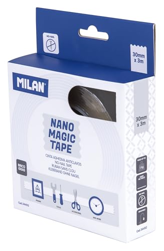 MILAN® Doppelseitiges Gel-Klebeband, 30 mm x 3 m x 2 mm von Milan