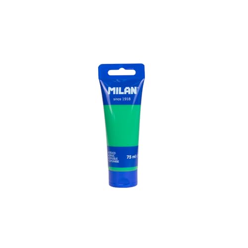 MILAN® Tube 75 ml Acrylfarbe grün glänzend von Milan