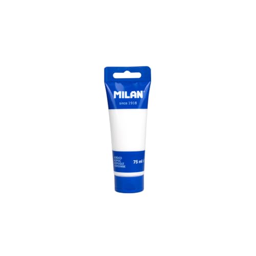 MILAN® Tube 75 ml Acrylfarbe weiß von MILAN