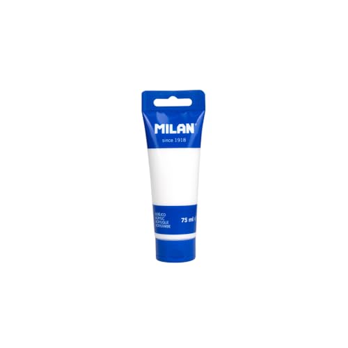 MILAN® Tube 75 ml Acrylfarbe weiß von Milan