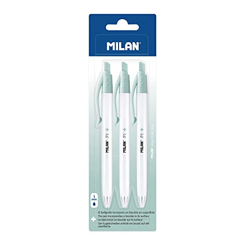 Milan Blister 3 Kugelschreiber P1 blaue Tinte, Edition + von Milan