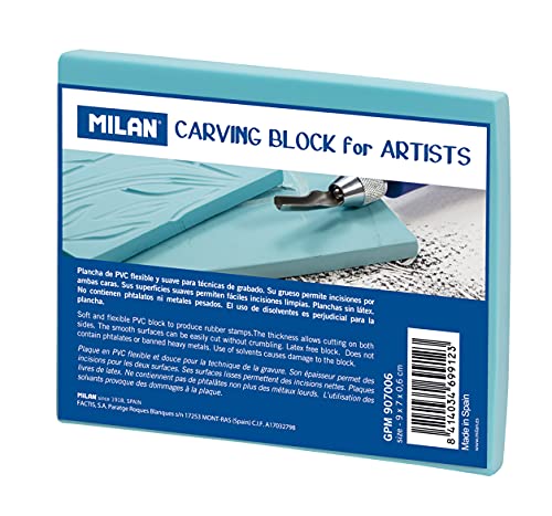 MILAN GPM907006 Gravurplatten, blau, Pequeño von MILAN