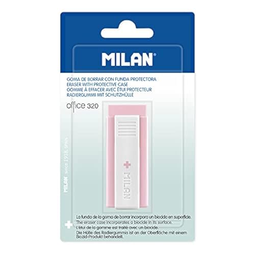 Milan 1 Radiergummi mit Etui Office 320 rosa, Edition + von Milan