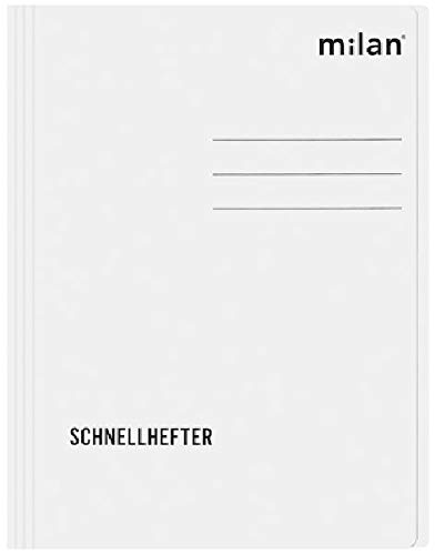 Schnellhefter A4 Pappe weiß, Milan,intensiv Schnellhefter A4 Pappe weiß, Milan,intensiv von Milan