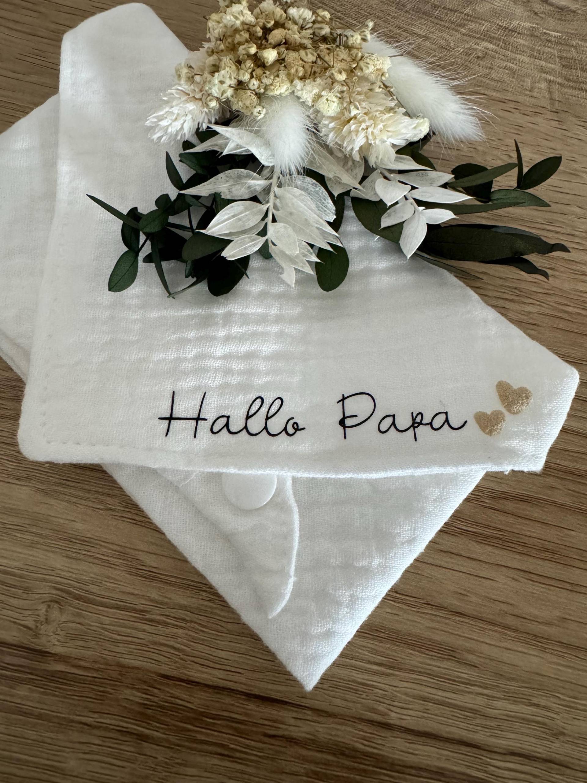 Baby Halstuch Musselin Baumwolle Schwangerschaftsverkündung Du Wirst Papa Hallo Tante Onkel Oma Opa Mommy To Be 2025 3D Effekt Baby Halstuch Musselin Baumwolle Schwangerschaftsverkündung Du Wirst Papa Hallo Tante Onkel Oma Opa Mommy To Be 2025 3D Effekt von Milevo