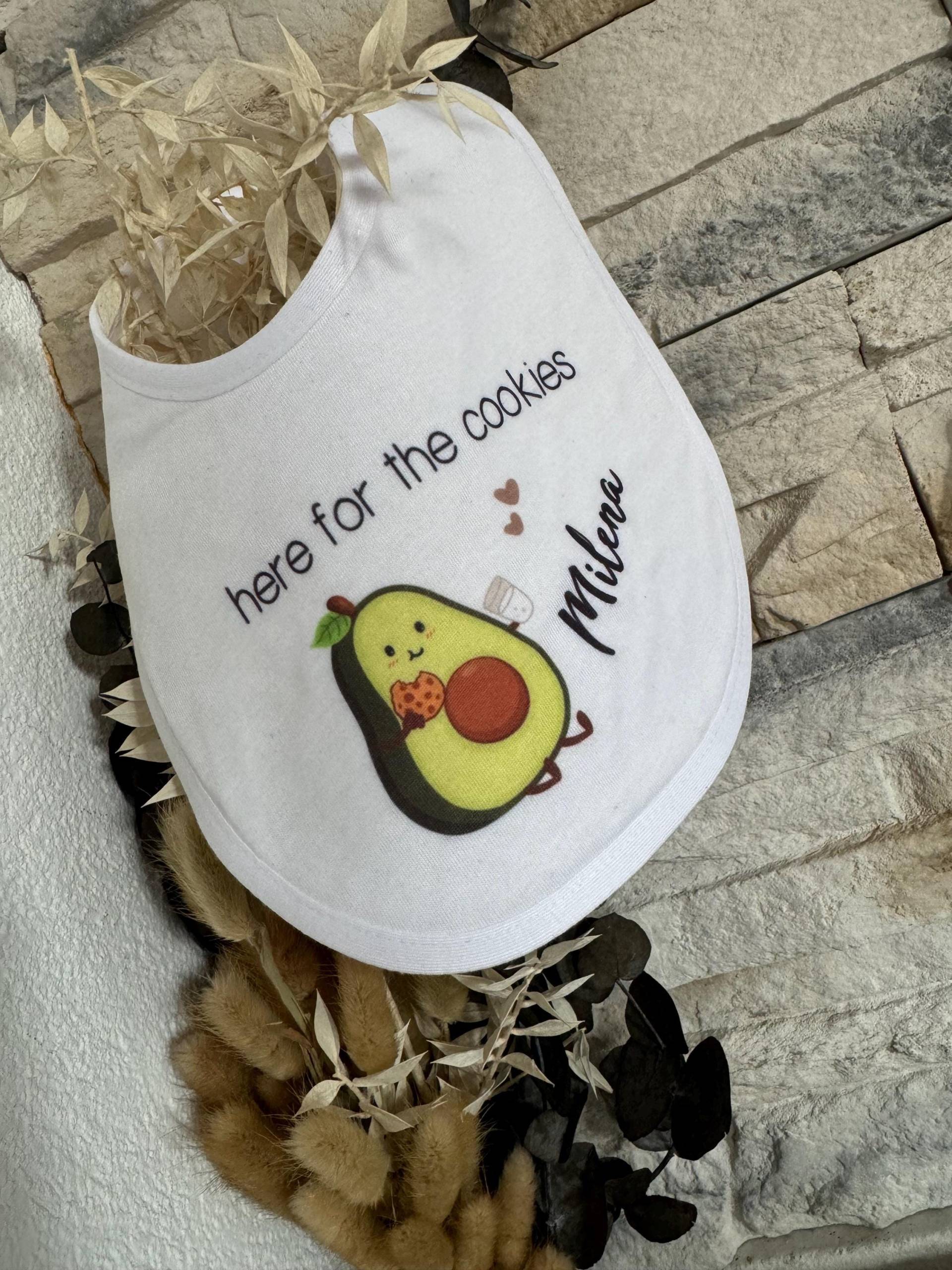 Baby Latz Personalisierte Geschenke Lätzchen Cookies Avocado Keks Krümelmonster Geschenk Babyparty Babyshower Geburt Halstuch 2025 Baby Latz Personalisierte Geschenke Lätzchen Cookies Avocado Keks Krümelmonster Geschenk Babyparty Babyshower Geburt Halstuch 2025 von Milevo