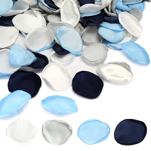 Milifox 200 Stück Seiden Rosenblüten,Blütenblätter Hochzeit,Wiederverwendbare Realistische RosenblüTenbläTter Konfetti für Hochzeit,Party,Tischdekoration,Romantische Nacht,Marine Milifox 200 Stück Seiden Rosenblüten,Blütenblätter Hochzeit,Wiederverwendbare Realistische RosenblüTenbläTter Konfetti für Hochzeit,Party,Tischdekoration,Romantische Nacht,Marine von Milifox